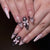 12 Sizes-24 Pcs Press On Nails JP4341