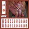 12 Sizes-24 Pcs Press On Nails Z1353