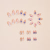 12 Sizes-24 Pcs Press On Nails W1574