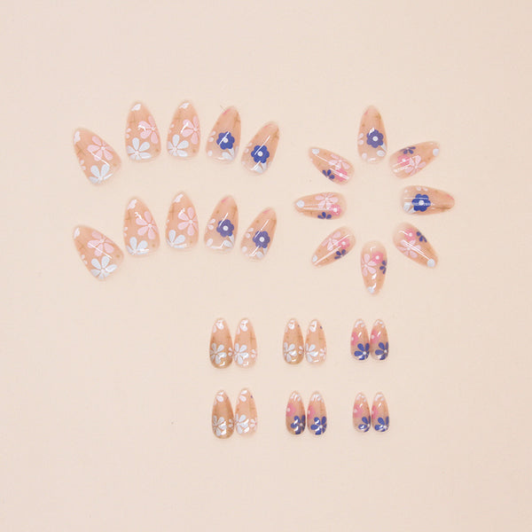 12 Sizes-24 Pcs Press On Nails W1574