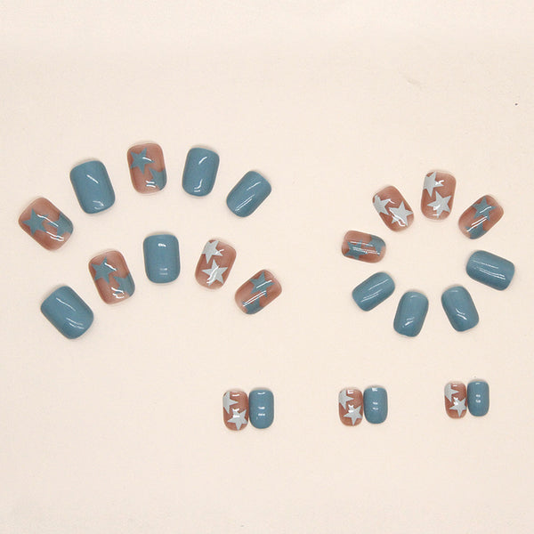 12 Sizes-24 Pcs Press On Nails R745