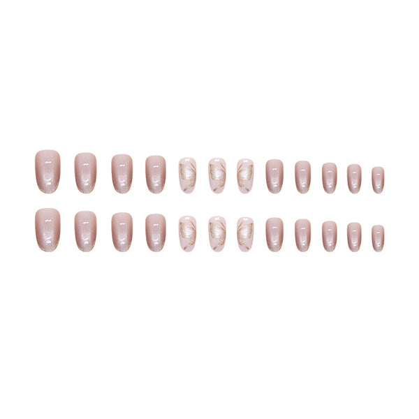 12 Sizes-24 Pcs Press On Nails MY037