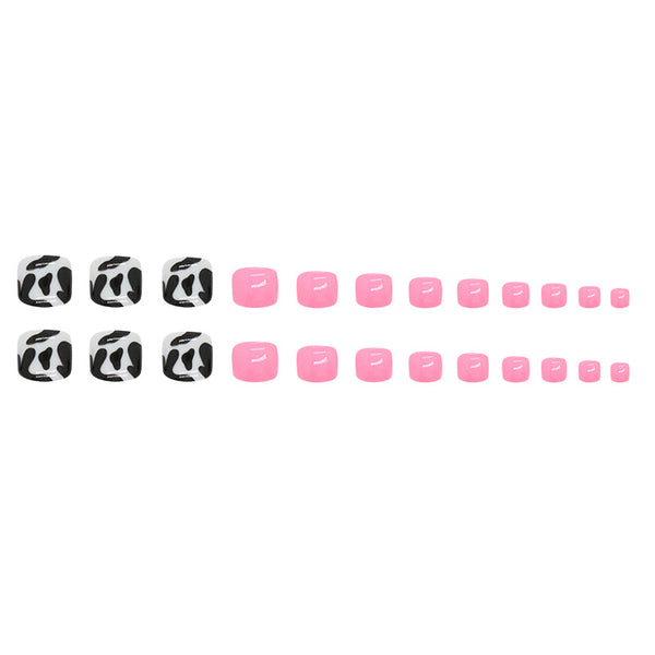 12 Sizes-24 Pcs Press On Nails F111
