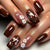 12 Sizes-24 Pcs Press On Nails Y1159