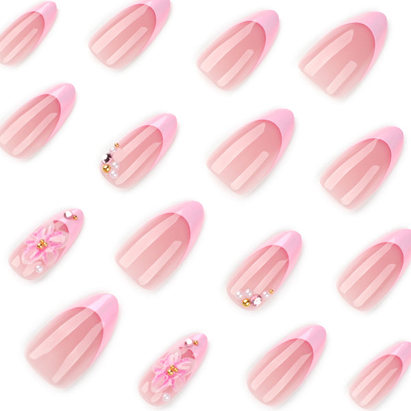 12 Sizes-24 Pcs Press On Nails JP3925