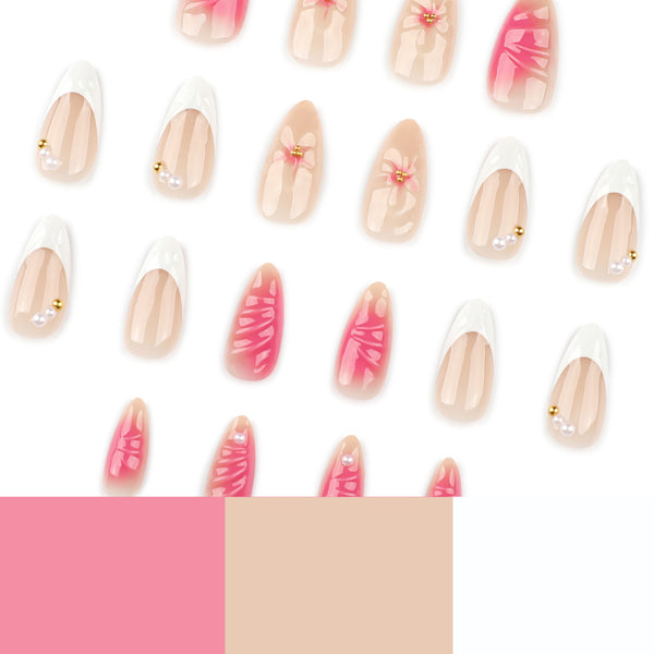 12 Sizes-24 Pcs Press On Nails JP4022