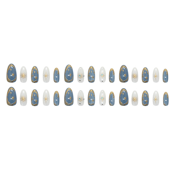 30 Pcs Press On Nails Z1327