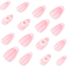 12 Sizes-24 Pcs Press On Nails JP4286