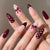 12 Sizes-24 Pcs Press On Nails C1377