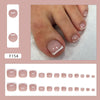 12 Sizes-24 Pcs Press On Nails F154
