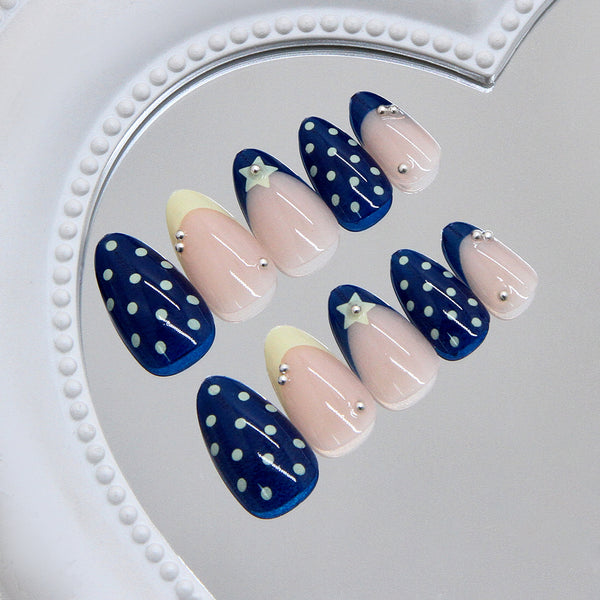 12 Sizes-24 Pcs Press On Nails Z1265
