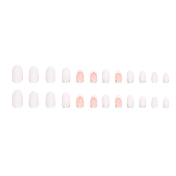 12 Sizes-24 Pcs Press On Nails W247