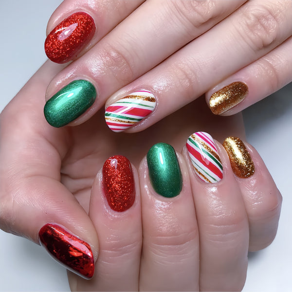 12 Sizes-24 Pcs Press On Nails Y278
