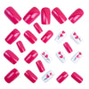 12 Sizes-24 Pcs Press On Nails Y1636