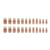 12 Sizes-24 Pcs Press On Nails R968