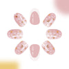 12 Sizes-24 Pcs Press On Nails C639