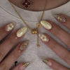12 Sizes-24 Pcs Press On Nails JP4038