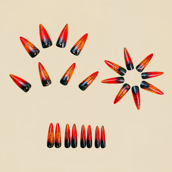 12 Sizes-24 Pcs Press On Nails Y1024