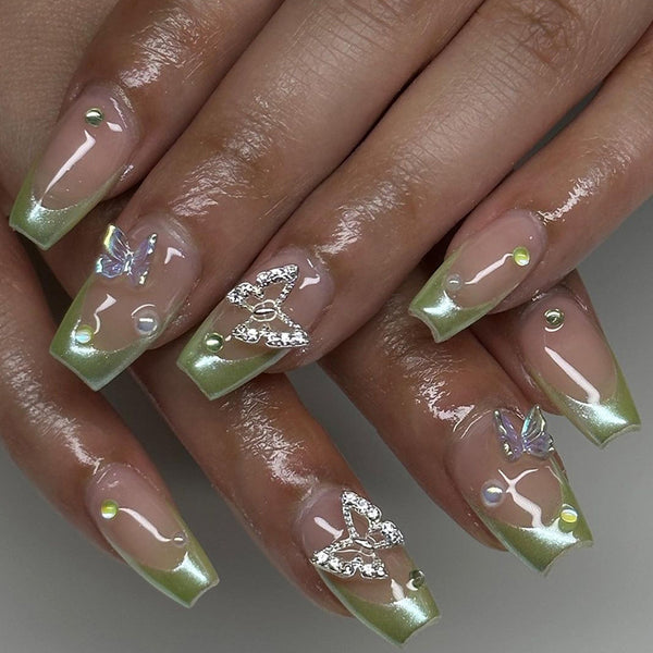 12 Sizes-24 Pcs Press On Nails Z791