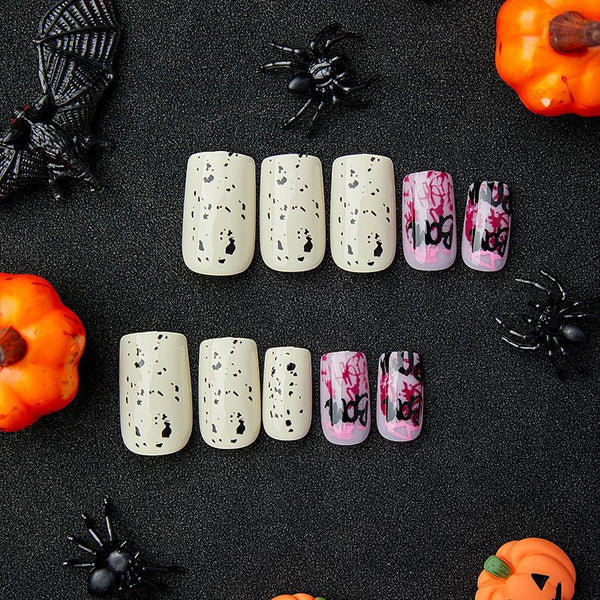 12 Sizes-24 Pcs Press On Nails W791