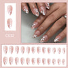 12 Sizes-24 Pcs Press On Nails C632