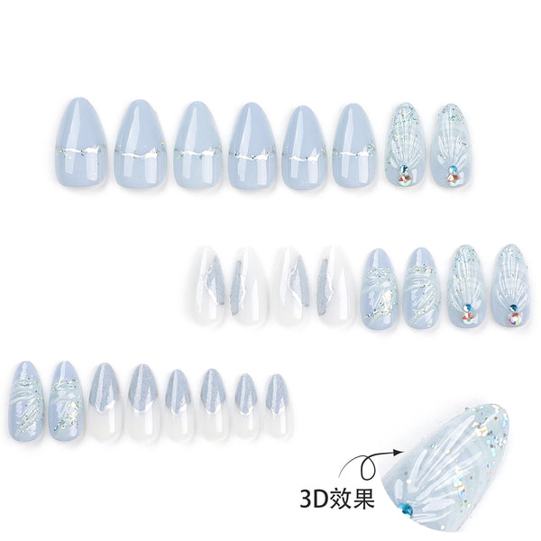 12 Sizes-24 Pcs Press On Nails JP2945