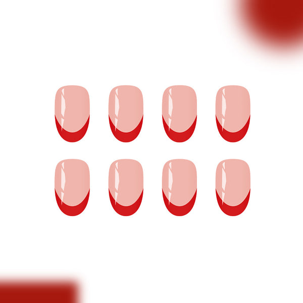 12 Sizes-24 Pcs Press On Nails C1220
