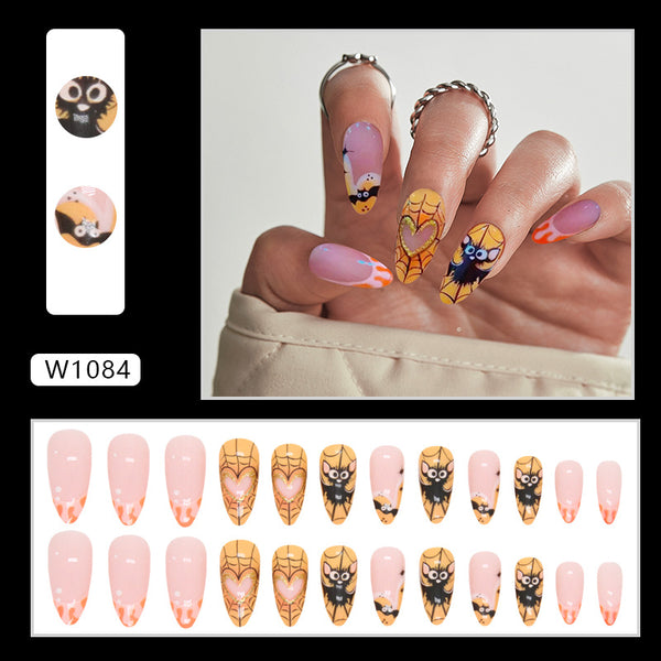 12 Sizes-24 Pcs Press On Nails W1084