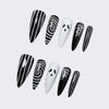 12 Sizes-24 Pcs Press On Nails 1XC1-15164