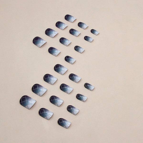 12 Sizes-24 Pcs Press On Nails W1460