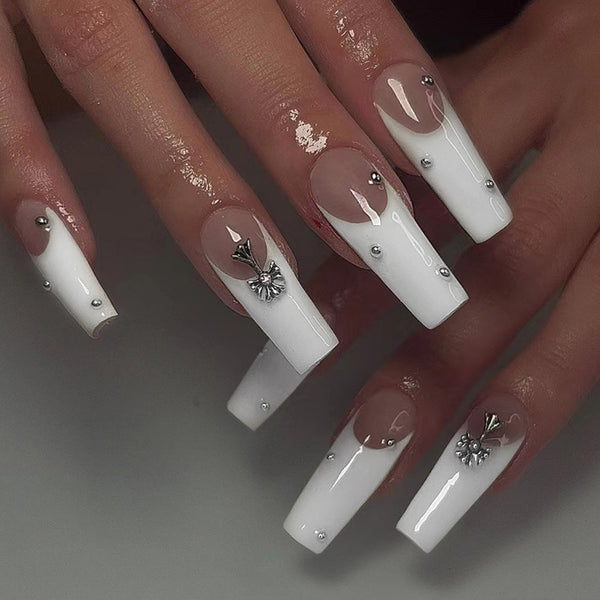 12 Sizes-24 Pcs Press On Nails Z804