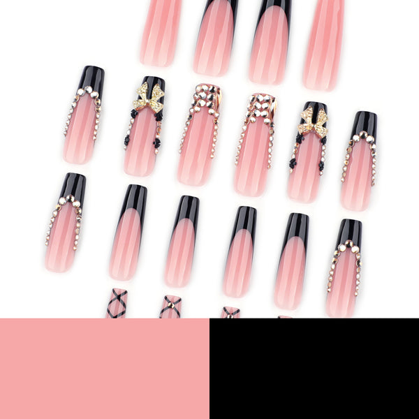 12 Sizes-24 Pcs Press On Nails JP4300