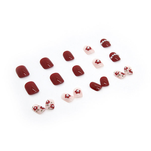 12 Sizes-24 Pcs Press On Nails Z472