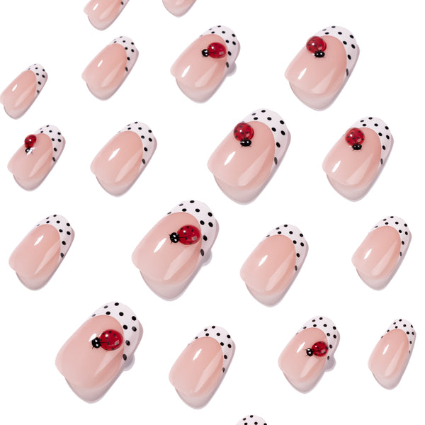 12 Sizes-24 Pcs Press On Nails JP4418