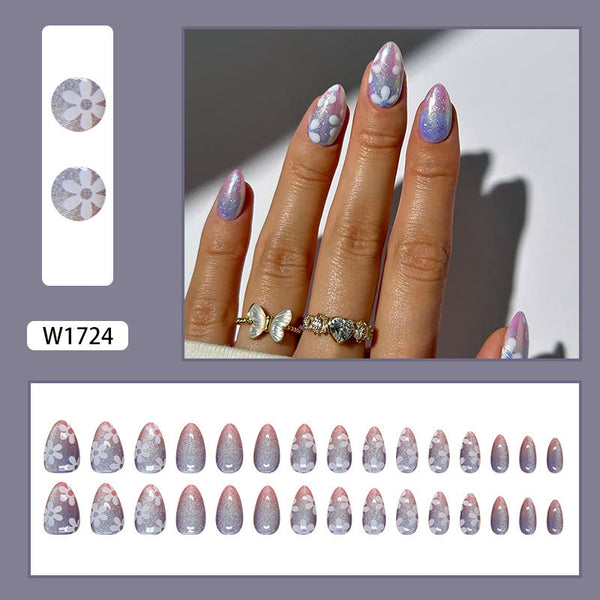 12 Sizes-24 PcsPress On Nails W1724