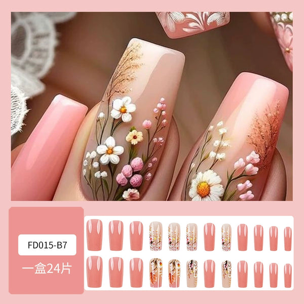 12 Sizes-24 PcsPress On Nails FD015-B7