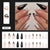 12 Sizes-24 Pcs Press On Nails W202