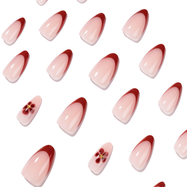 12 Sizes-24 Pcs Press On Nails JP4420