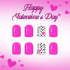 12 Sizes-24 Pcs Press On Nails C1487