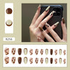 12 Sizes-24 Pcs Press On Nails R241