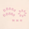 12 Sizes-24 Pcs Press On Nails W771