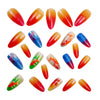 12 Sizes-24 Pcs Press On Nails Y1444