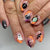 12 Sizes-24 Pcs Press On Nails C574