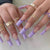 12 Sizes-24 Pcs Press On Nails JP1732