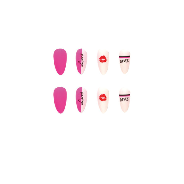 12 Sizes-24 Pcs Press On Nails JP1923