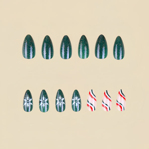 12 Sizes-24 Pcs Press On Nails Y280