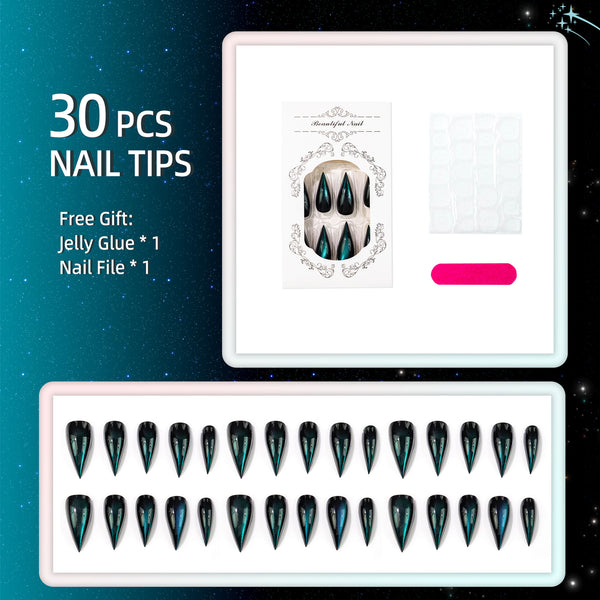 15 Sizes-30 Pcs Press On Nails MZ-3