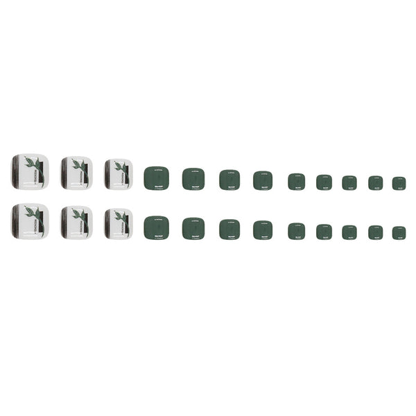 12 Sizes-24 Pcs Press On Nails F120