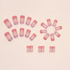 12 Sizes-24 Pcs Press On Nails W898