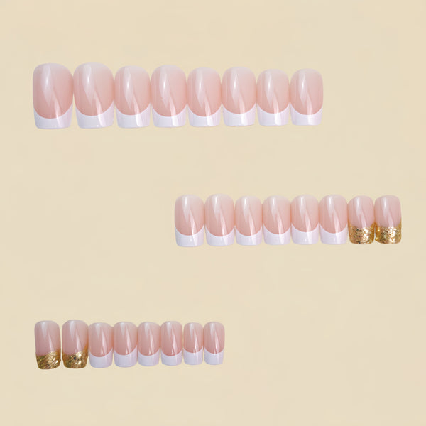 12 Sizes-24 Pcs Press On Nails Y1398-2